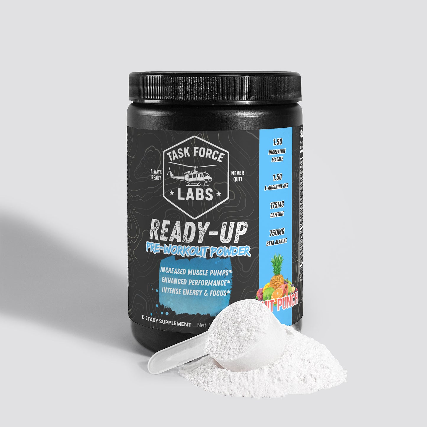 READY-UP Pre-Workout Powder (Fruit Punch)