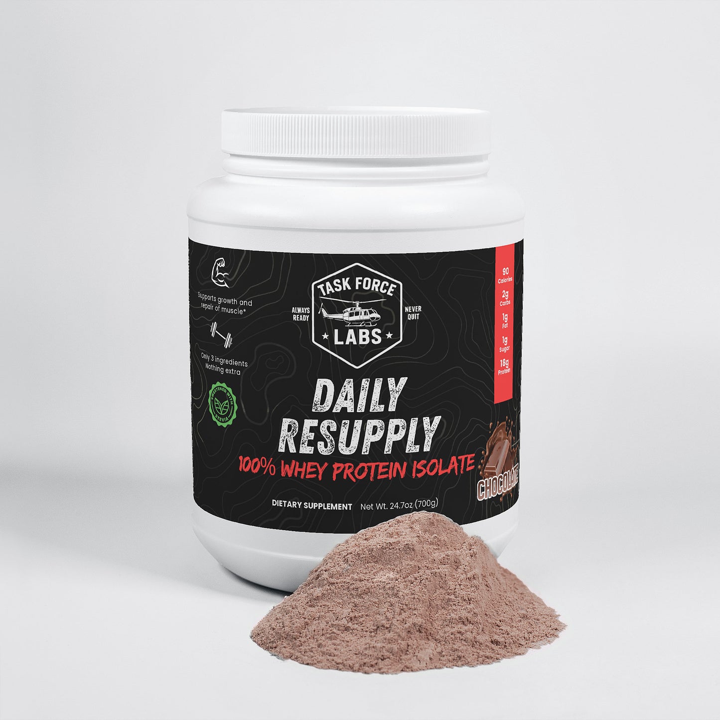 DAILY RESUPPLY 100% Whey Protein Isolate (Chocolate)