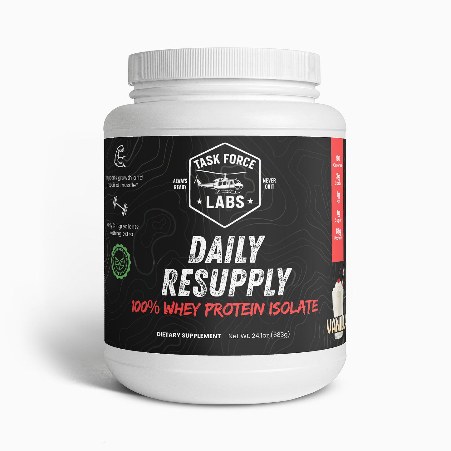 DAILY RESUPPLY 100% Whey Protein Isolate (Vanilla)