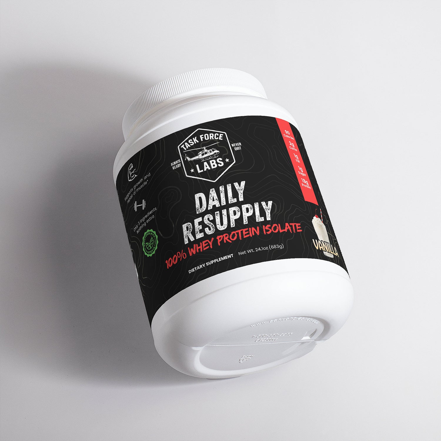 DAILY RESUPPLY 100% Whey Protein Isolate (Vanilla)
