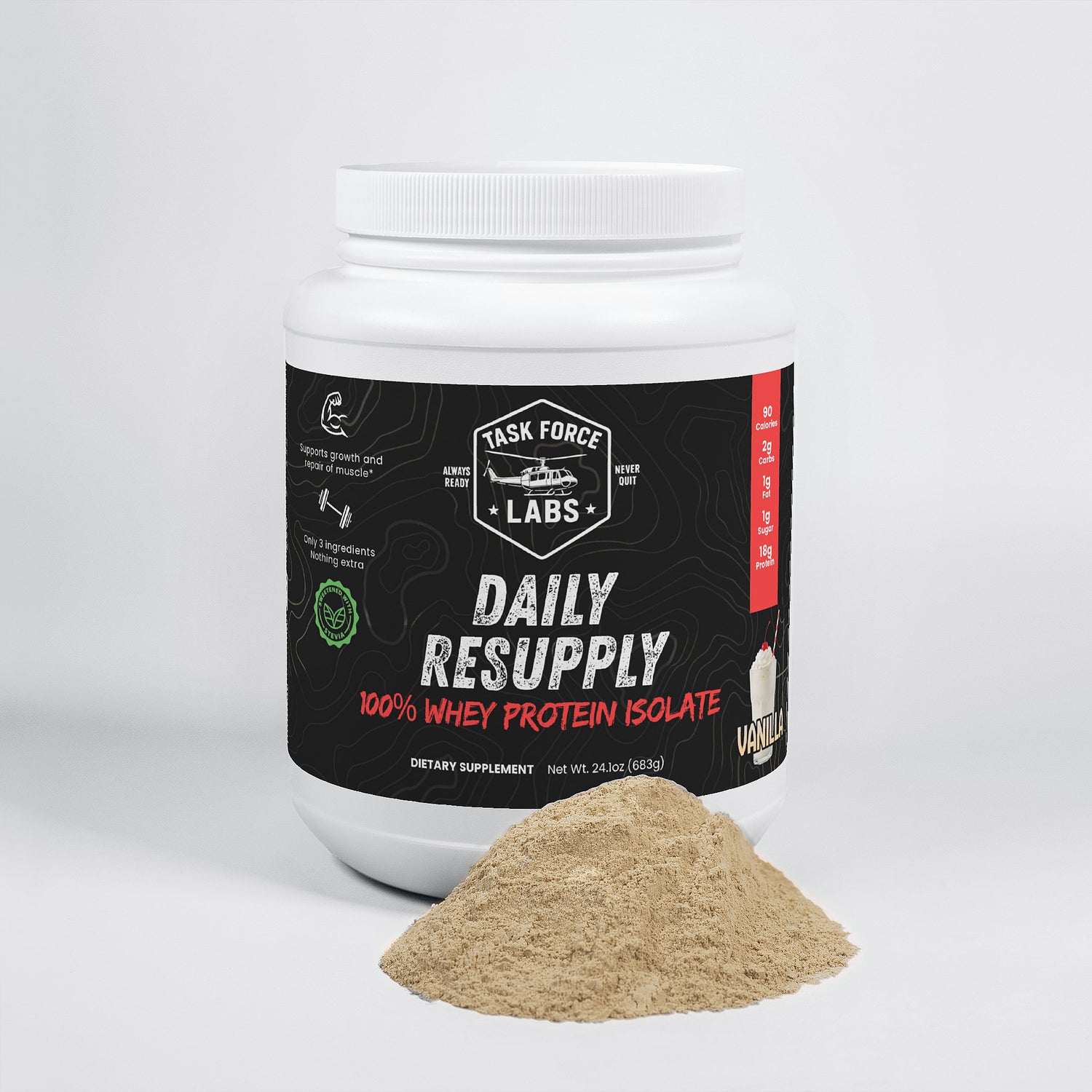 DAILY RESUPPLY 100% Whey Protein Isolate (Vanilla)