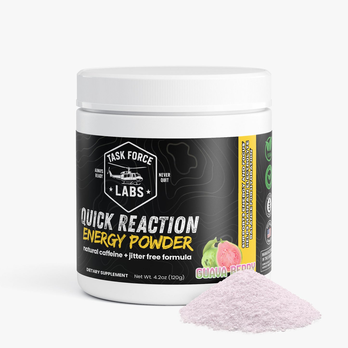QUICK REACTION Energy Powder (Guava Berry)