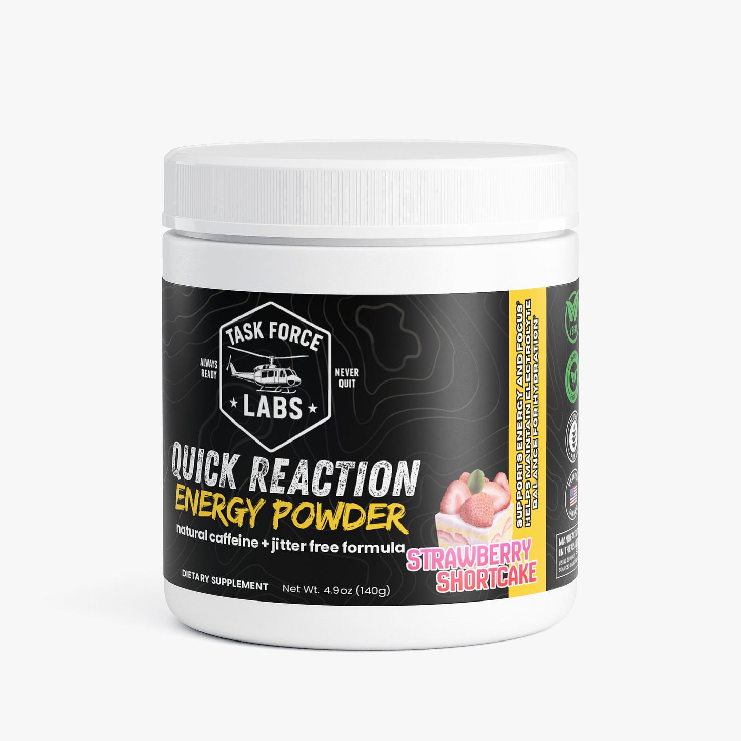 QUICK REACTION Energy Powder (Strawberry Shortcake)