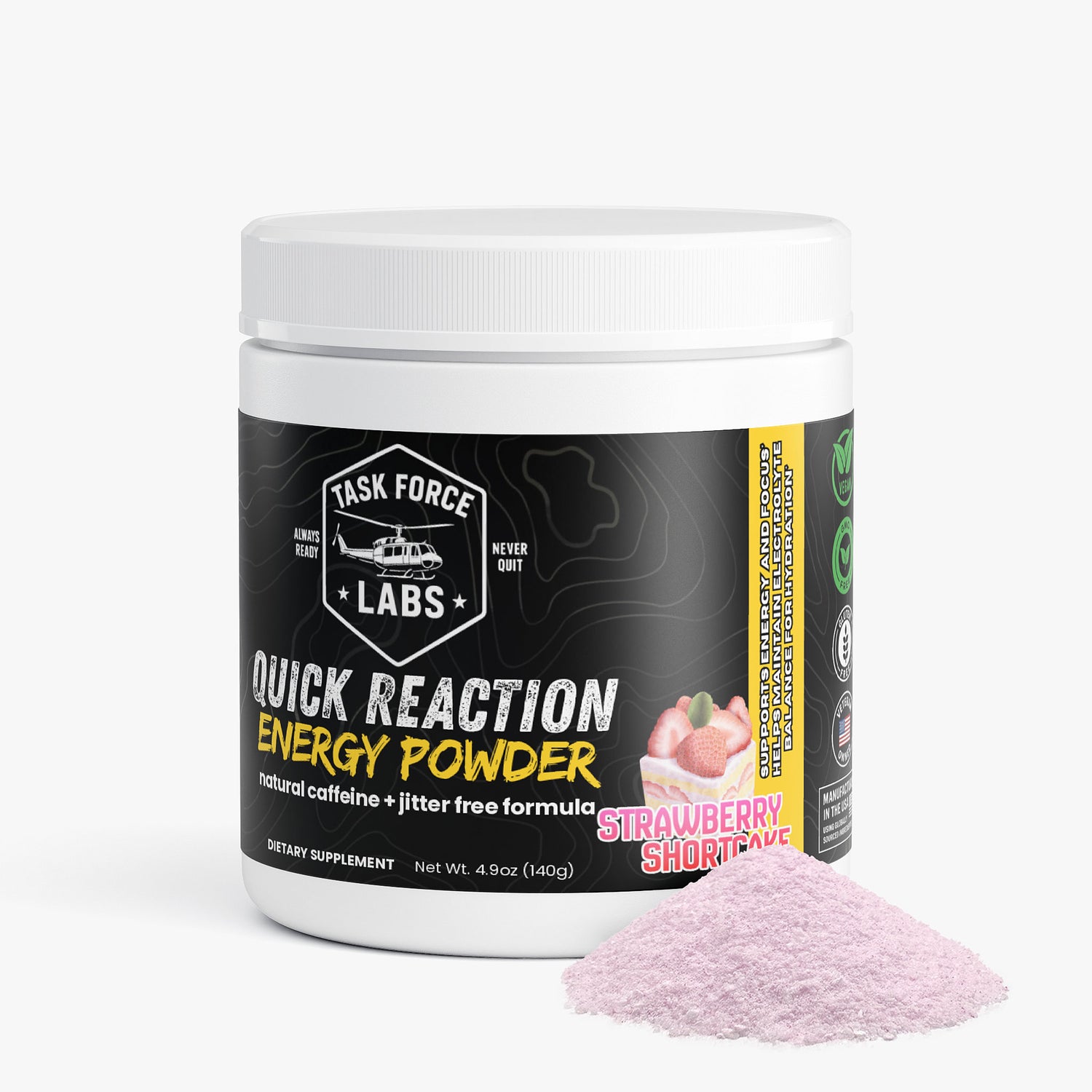 QUICK REACTION Energy Powder (Strawberry Shortcake)