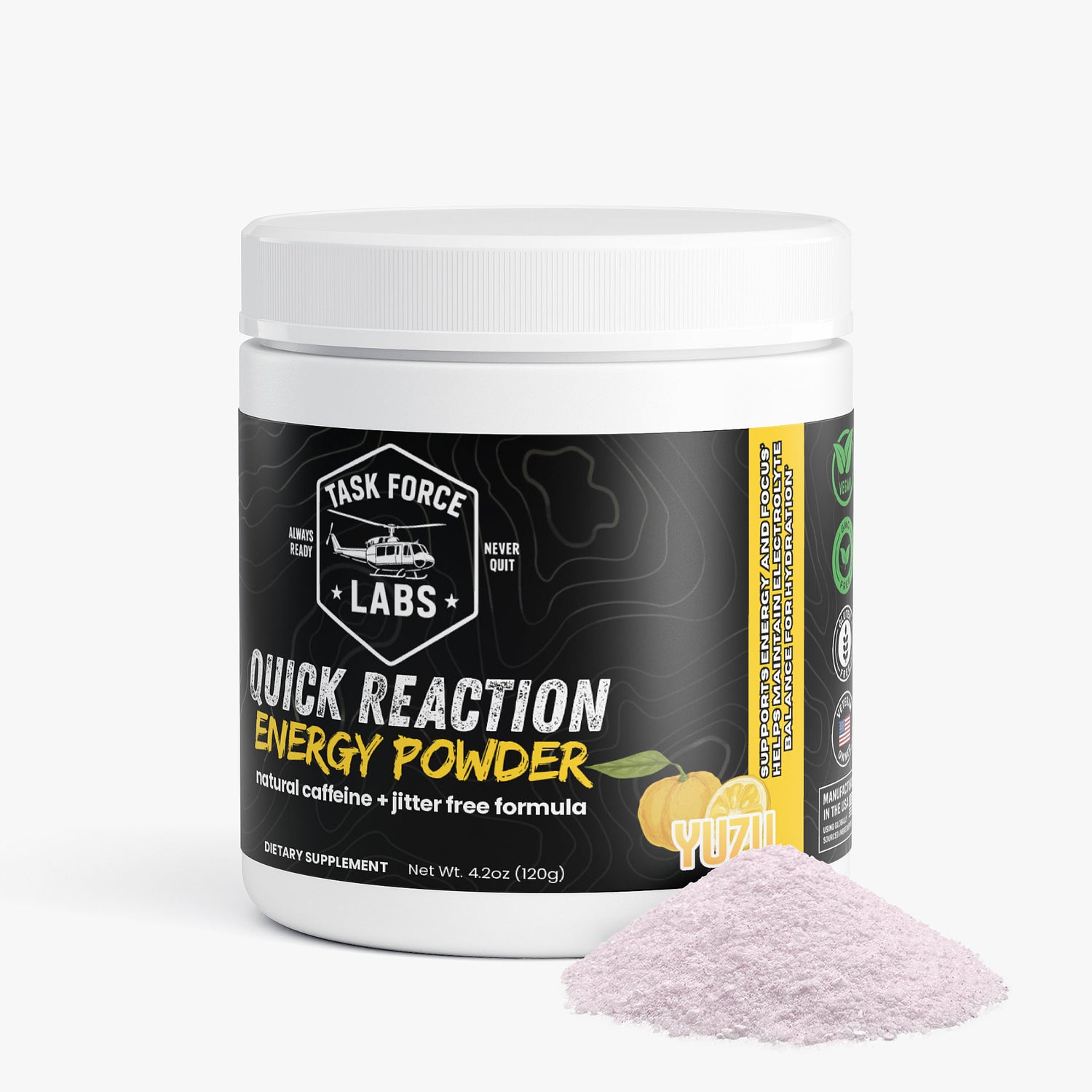 QUICK REACTION Energy Powder (Yuzu Flavor)