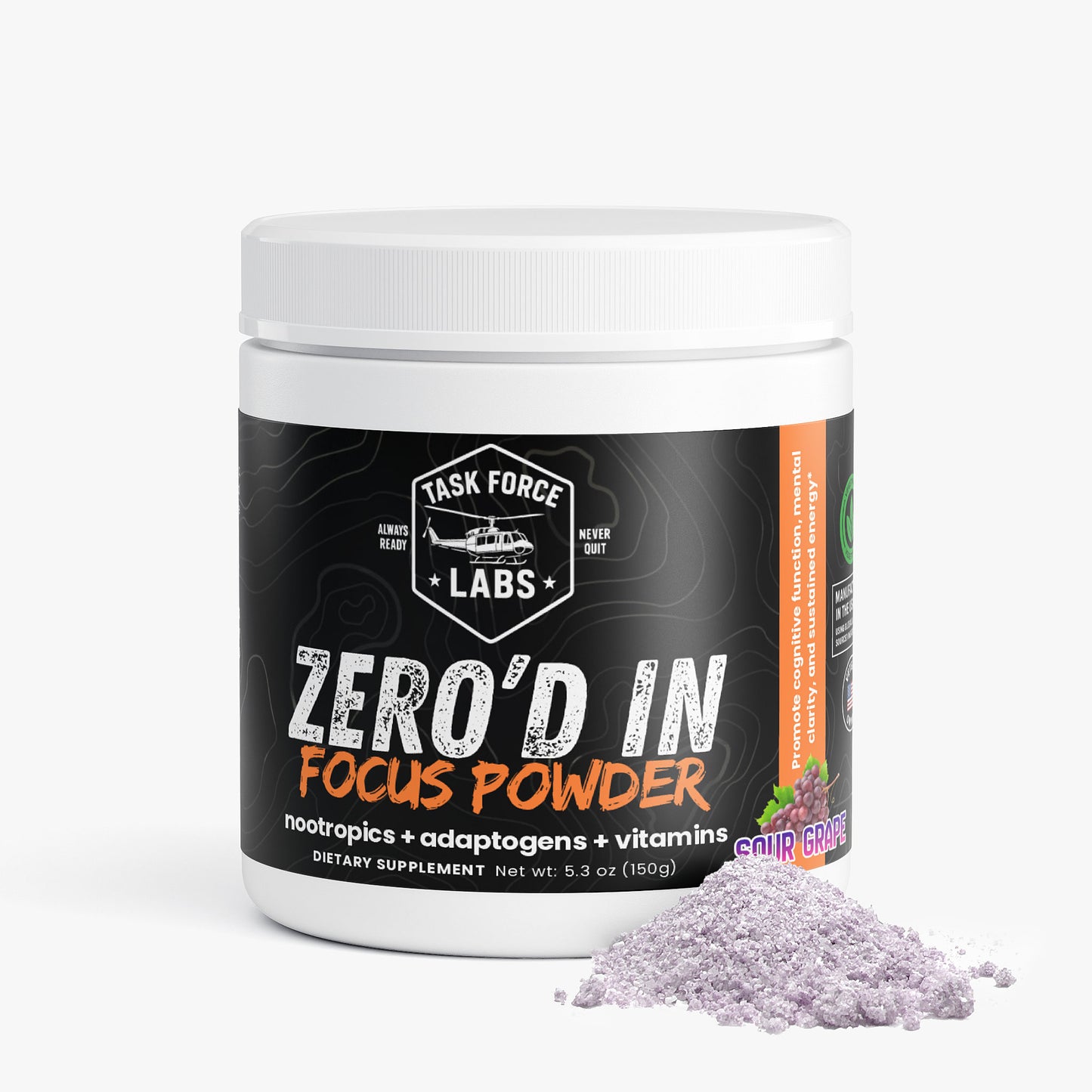 ZERO'D IN Focus Powder (Sour Grape)