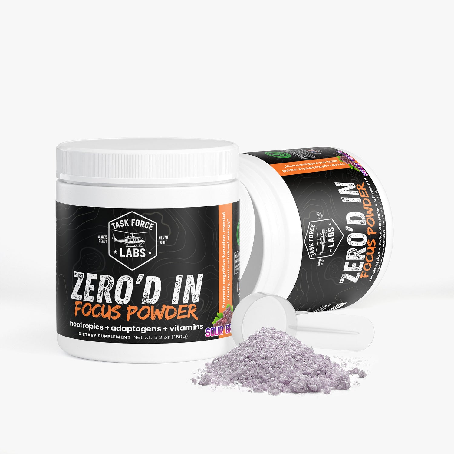 ZERO'D IN Focus Powder (Sour Grape)