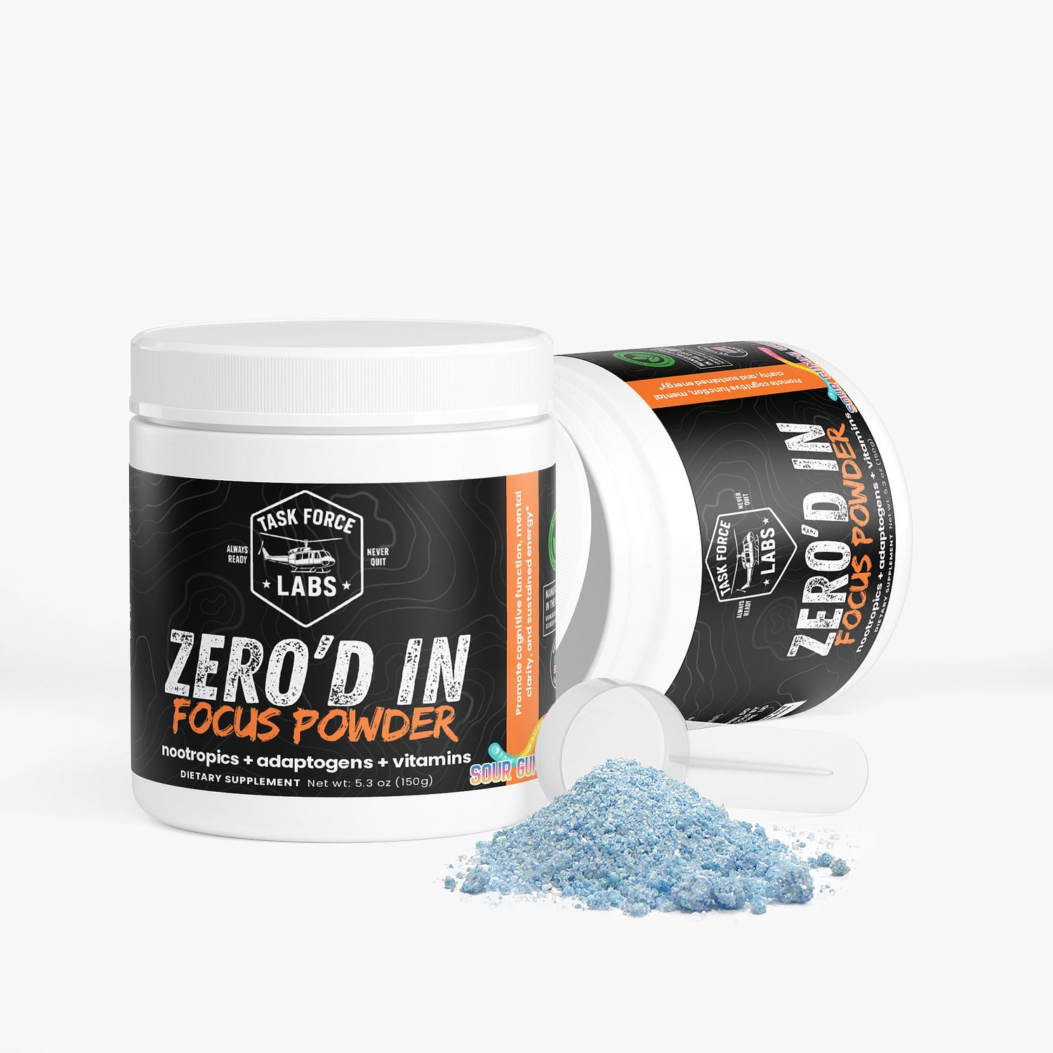ZERO'D IN Focus Powder (Sour Gummi Worm)