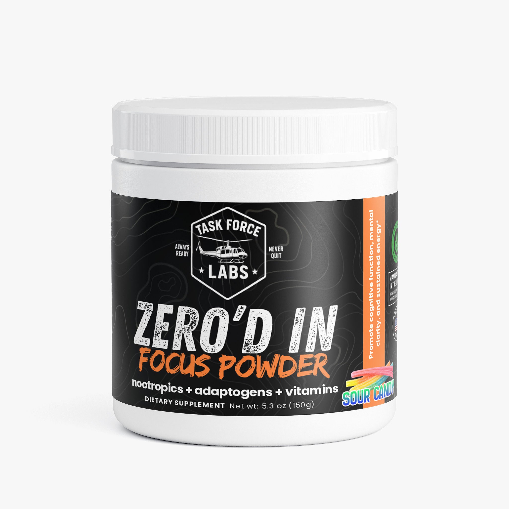 ZERO'D IN Focus Powder (Sour Candy)