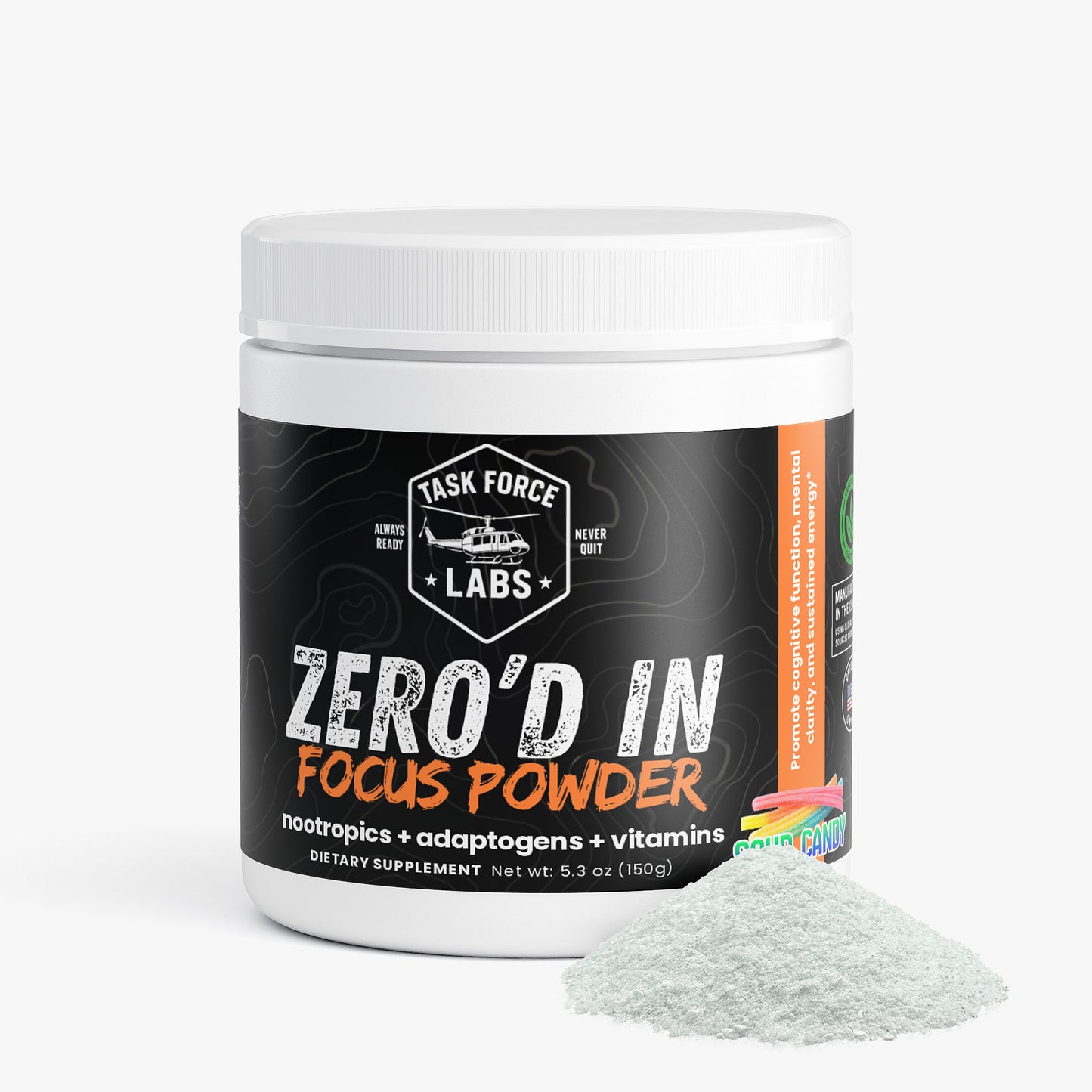 ZERO'D IN Focus Powder (Sour Candy)