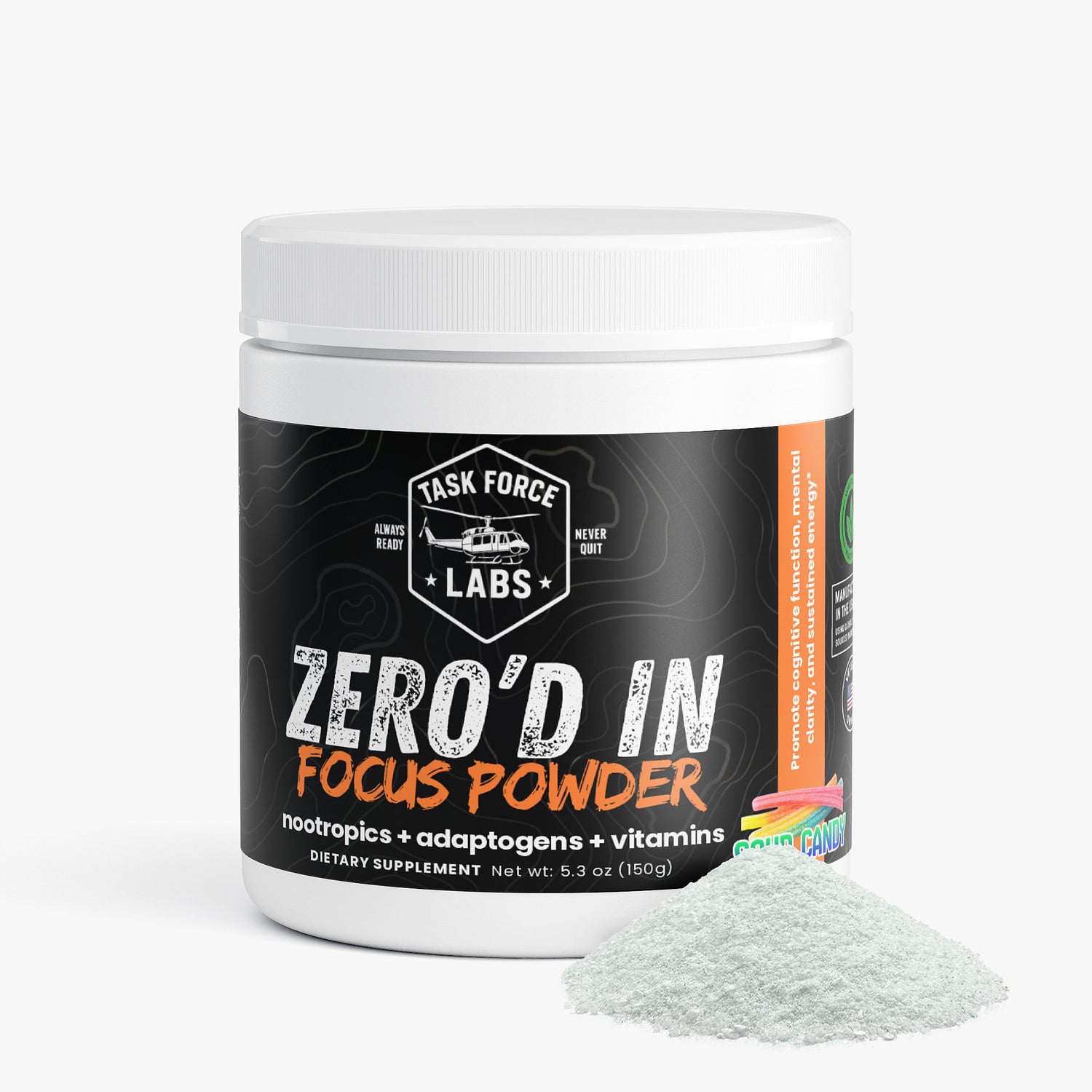 ZERO'D IN Focus Powder (Sour Candy)