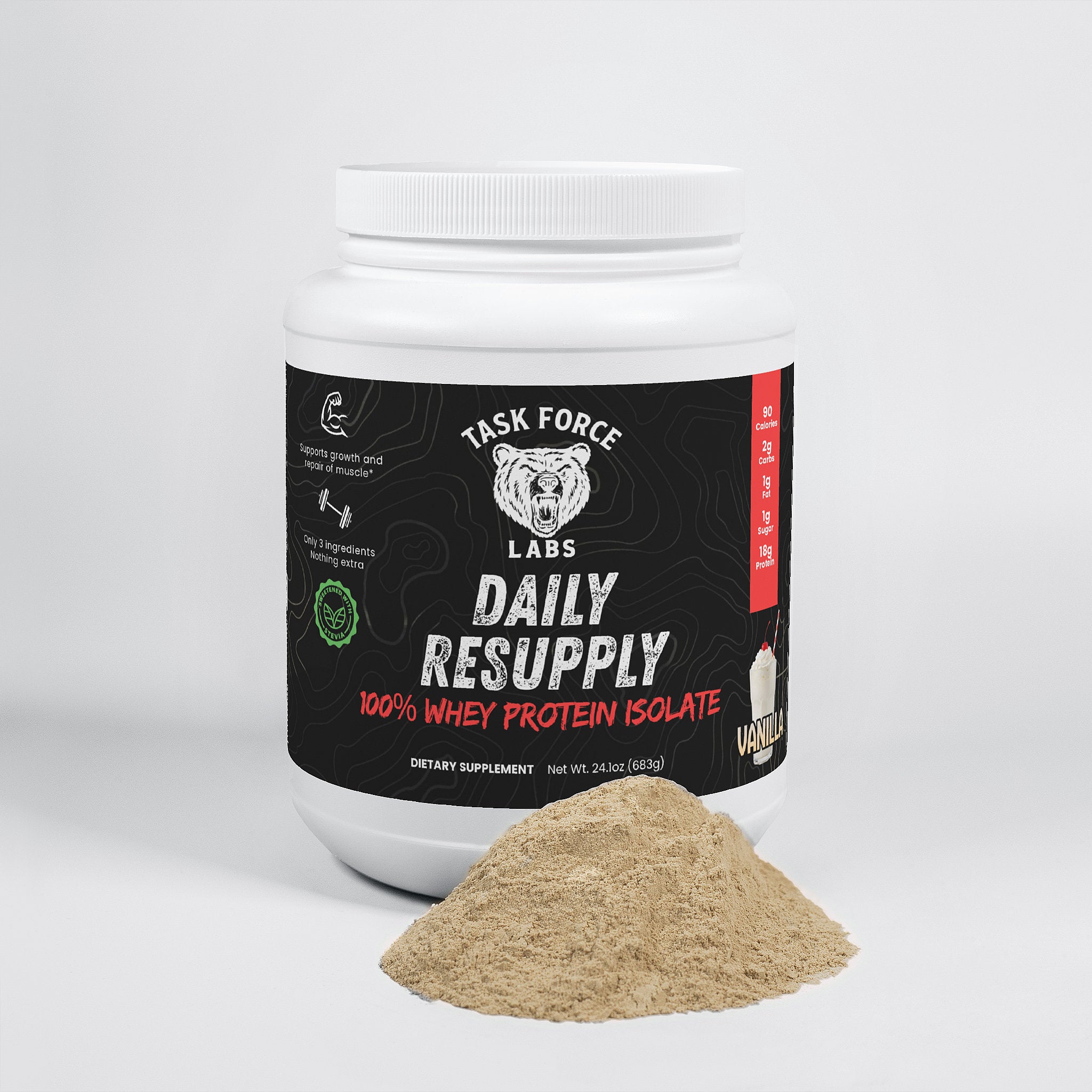 DAILY RESUPPLY 100% Whey Protein Isolate (Vanilla)