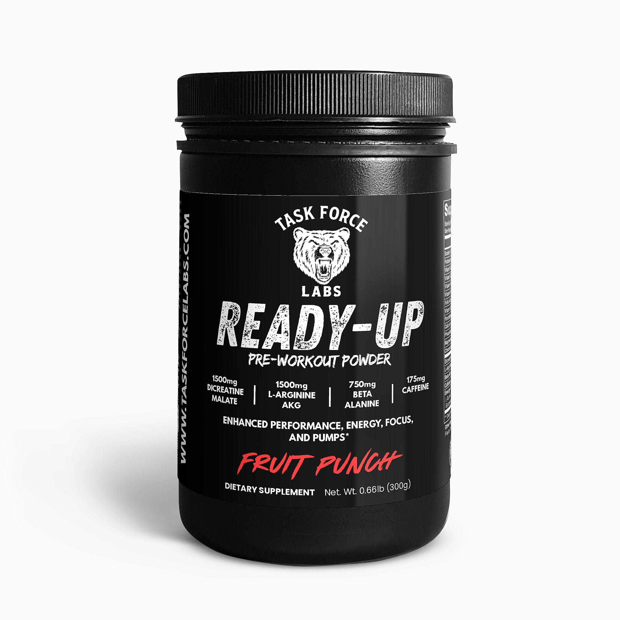 Ready-Up Pre-Workout Powder (Fruit Punch)