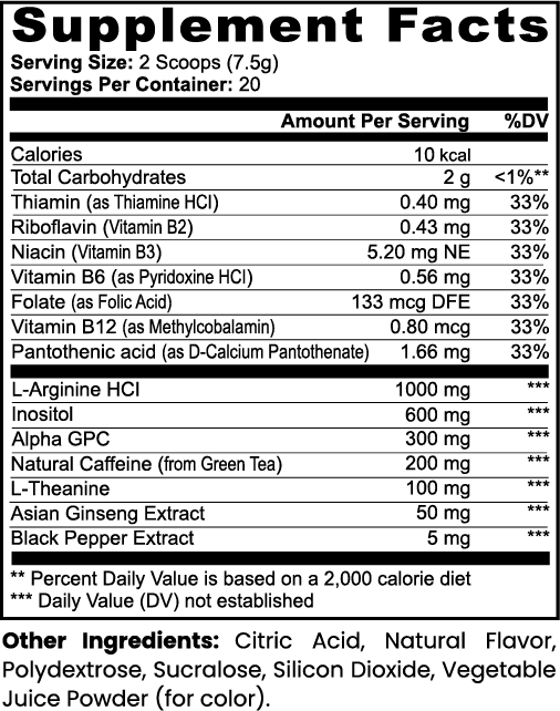 ZERO'D IN Focus Powder (Sour Grape)